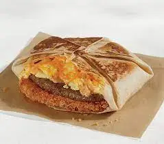 Taco bell Breakfast Crunchwrap Sausage