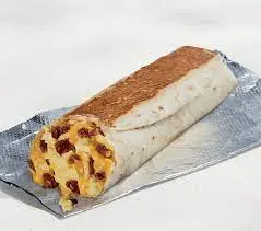 Taco bell Cheesy Toasted Breakfast Burrito Bacon