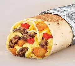 Taco bell Grande Toasted Breakfast Burrito Steak