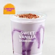 Taco bell Sweet Vanilla Churro Chiller