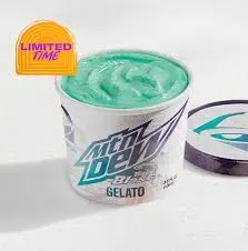 Taco Bell MTN DEW BAJA BLAST Gelato