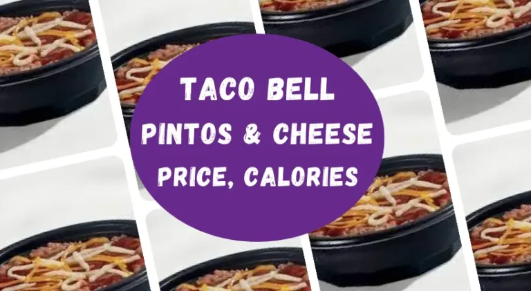 Taco Bell Pintos and Cheese price