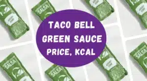 Taco Bell green sauce price