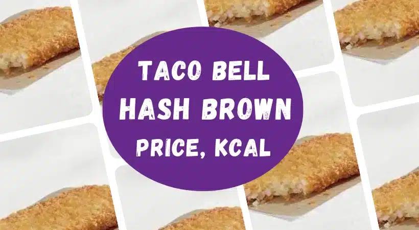 Taco Bell hash brown price