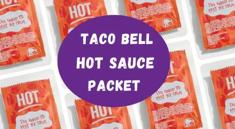 Taco Bell hot sauce packet price, calories info