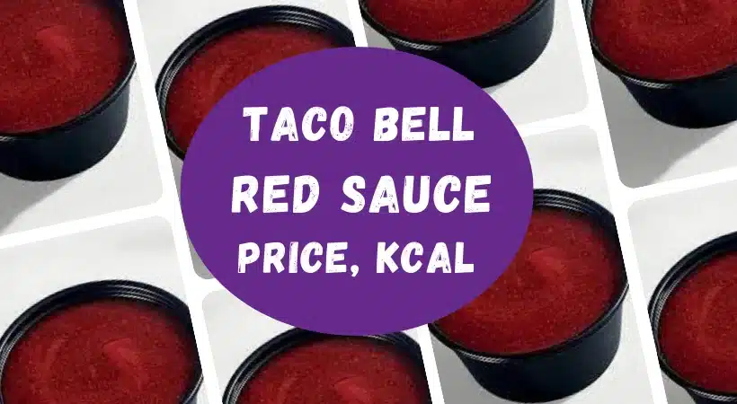 Taco Bell red sauce price