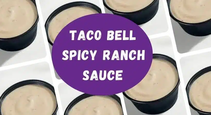 Taco Bell spicy ranch sauce price