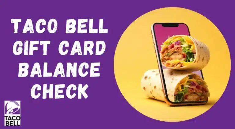 Check Taco Bell Gift Card Balance